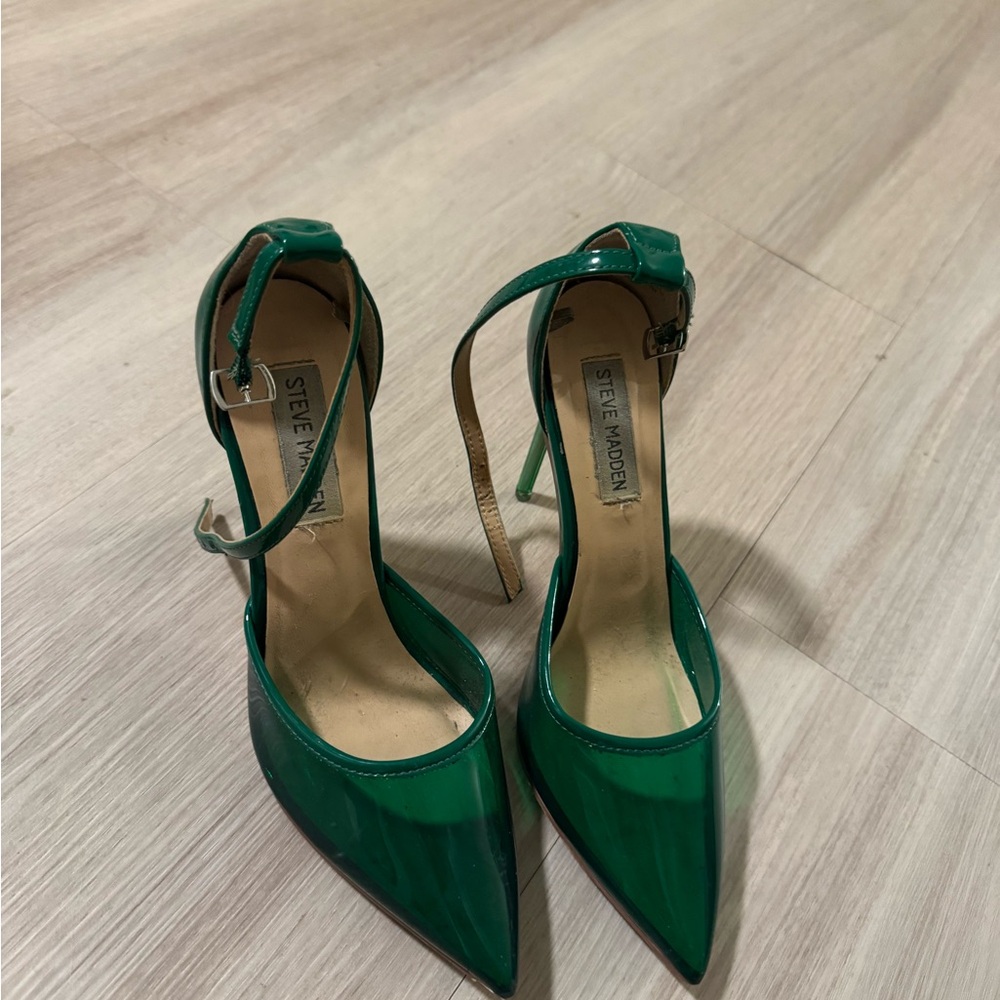 Steve Madden Emerald Green Heels